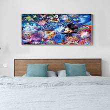 Charger l&#39;image dans la galerie, Ensemble de couleur de souris de dessin animé - diamant rond complet - 80x40cm
