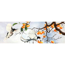 Charger l&#39;image dans la galerie, Oiseau de branche - diamant rond complet - 80x30cm

