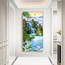 Charger l&#39;image dans la galerie, Fantasy nature set - diamant rond complet - 45x85cm
