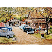 Charger l&#39;image dans la galerie, Voiture - diamant rond complet - 40x30cm
