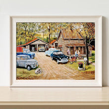 Charger l&#39;image dans la galerie, Voiture - diamant rond complet - 40x30cm
