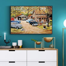 Charger l&#39;image dans la galerie, Voiture - diamant rond complet - 40x30cm
