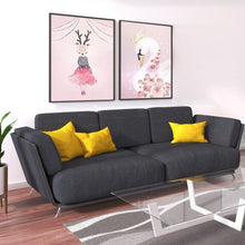 Charger l&#39;image dans la galerie, Cerfs et oies - diamant rond complet - 60x40cm
