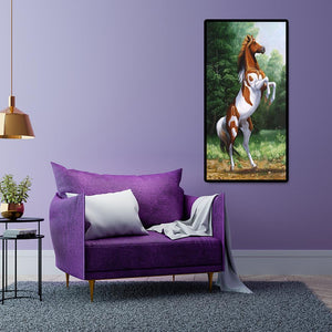 Cheval actif - diamant rond complet - 45x85cm