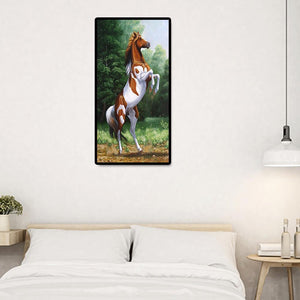 Cheval actif - diamant rond complet - 45x85cm