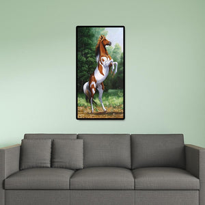 Cheval actif - diamant rond complet - 45x85cm