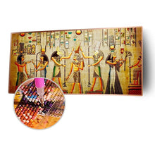 Charger l&#39;image dans la galerie, Egypte vie - diamant rond complet - 100x50cm
