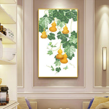 Charger l&#39;image dans la galerie, 45x85cm vigne de calebasse - diamant rond complet - 45x85cm
