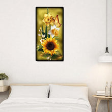Charger l&#39;image dans la galerie, Tournesol - diamant rond complet - 45x85cm
