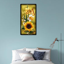 Charger l&#39;image dans la galerie, Tournesol - diamant rond complet - 45x85cm
