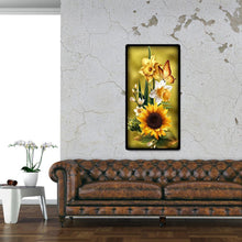 Charger l&#39;image dans la galerie, Tournesol - diamant rond complet - 45x85cm
