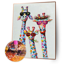 Charger l&#39;image dans la galerie, Cerf - diamant rond complet - 40x50cm

