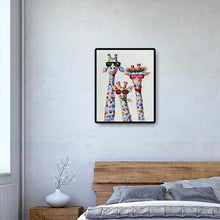 Charger l&#39;image dans la galerie, Cerf - diamant rond complet - 40x50cm
