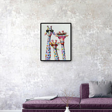 Charger l&#39;image dans la galerie, Cerf - diamant rond complet - 40x50cm
