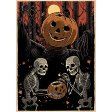 Charger l&#39;image dans la galerie, Halloween - diamant rond complet - 30x40cm
