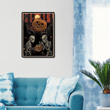 Charger l&#39;image dans la galerie, Halloween - diamant rond complet - 30x40cm
