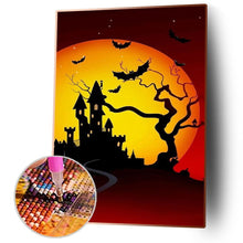 Charger l&#39;image dans la galerie, Halloween - diamant rond complet - 30x40cm
