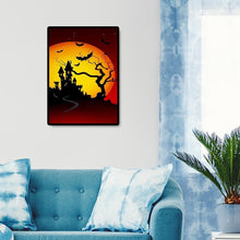 Charger l&#39;image dans la galerie, Halloween - diamant rond complet - 30x40cm
