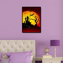 Charger l&#39;image dans la galerie, Halloween - diamant rond complet - 30x40cm
