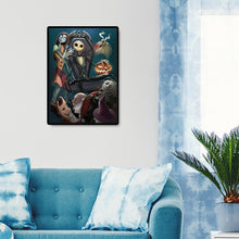 Charger l&#39;image dans la galerie, Halloween - diamant rond complet - 30x40cm
