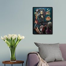 Charger l&#39;image dans la galerie, Halloween - diamant rond complet - 30x40cm
