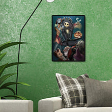 Charger l&#39;image dans la galerie, Halloween - diamant rond complet - 30x40cm

