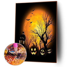 Charger l&#39;image dans la galerie, Halloween - diamant rond complet - 30x40cm
