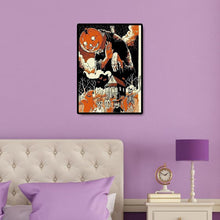 Charger l&#39;image dans la galerie, Halloween - diamant rond complet - 30x40cm
