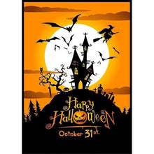 Charger l&#39;image dans la galerie, Halloween - diamant rond complet - 30x40cm
