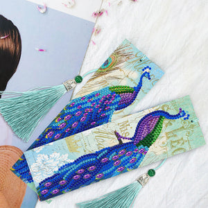 2pcs paon-DIY Diamond Painting signet
