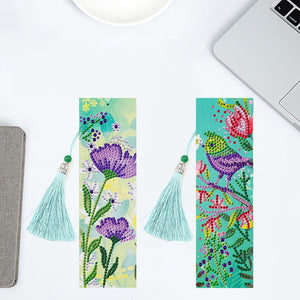 2pcs fleur-DIY Diamond Painting signet