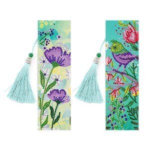 2pcs fleur-DIY Diamond Painting signet