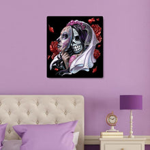 Charger l&#39;image dans la galerie, Halloween animé - diamant rond complet - 30x40cm
