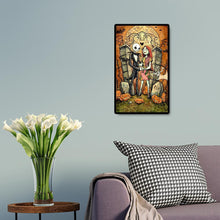 Charger l&#39;image dans la galerie, Halloween animé - diamant rond complet - 30x40cm
