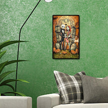 Charger l&#39;image dans la galerie, Halloween animé - diamant rond complet - 30x40cm
