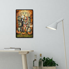 Charger l&#39;image dans la galerie, Halloween animé - diamant rond complet - 30x40cm
