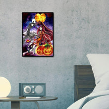 Charger l&#39;image dans la galerie, Halloween animé - diamant rond complet - 30x40cm
