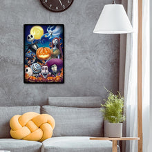 Charger l&#39;image dans la galerie, Halloween animé - diamant rond complet - 30x40cm
