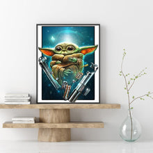 Charger l&#39;image dans la galerie, Yoda - diamant rond complet - 30x40cm
