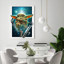 Charger l&#39;image dans la galerie, Yoda - diamant rond complet - 30x40cm
