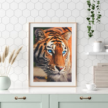 Charger l&#39;image dans la galerie, Tigre - diamant rond complet - 30x40cm
