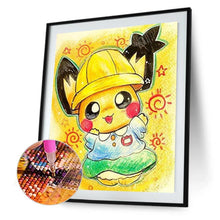 Charger l&#39;image dans la galerie, Cartoon jaune - diamant rond complet - 30x40cm
