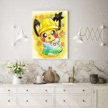 Charger l&#39;image dans la galerie, Cartoon jaune - diamant rond complet - 30x40cm
