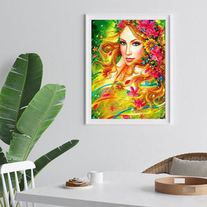 Beauté - diamant rond complet - 30x40cm
