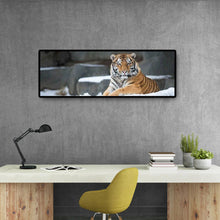 Charger l&#39;image dans la galerie, Enfant d’animal de tigre - diamant rond complet - 80x30cm

