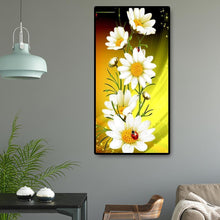 Charger l&#39;image dans la galerie, Fleur pour noël - diamant rond complet - 45x85cm
