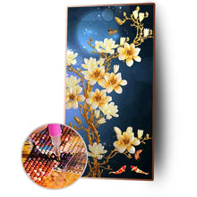 Charger l&#39;image dans la galerie, 45x85cm prunier - diamant rond complet - 45x85cm
