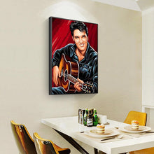 Charger l&#39;image dans la galerie, Elvis chanteur - diamant rond complet - 40x50cm
