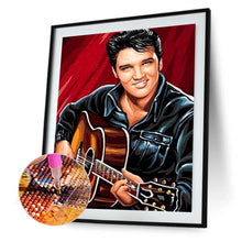 Charger l&#39;image dans la galerie, Elvis chanteur - diamant rond complet - 40x50cm
