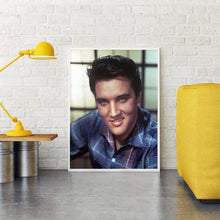 Charger l&#39;image dans la galerie, Elvis chanteur - diamant rond complet - 40x50cm
